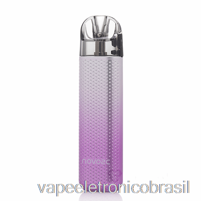 Vape Recarregável Smok Novo 2c Pod System Prata Roxo